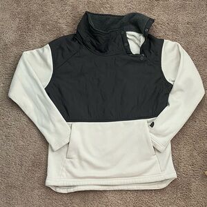 Grey and Cream Pullover Jacket